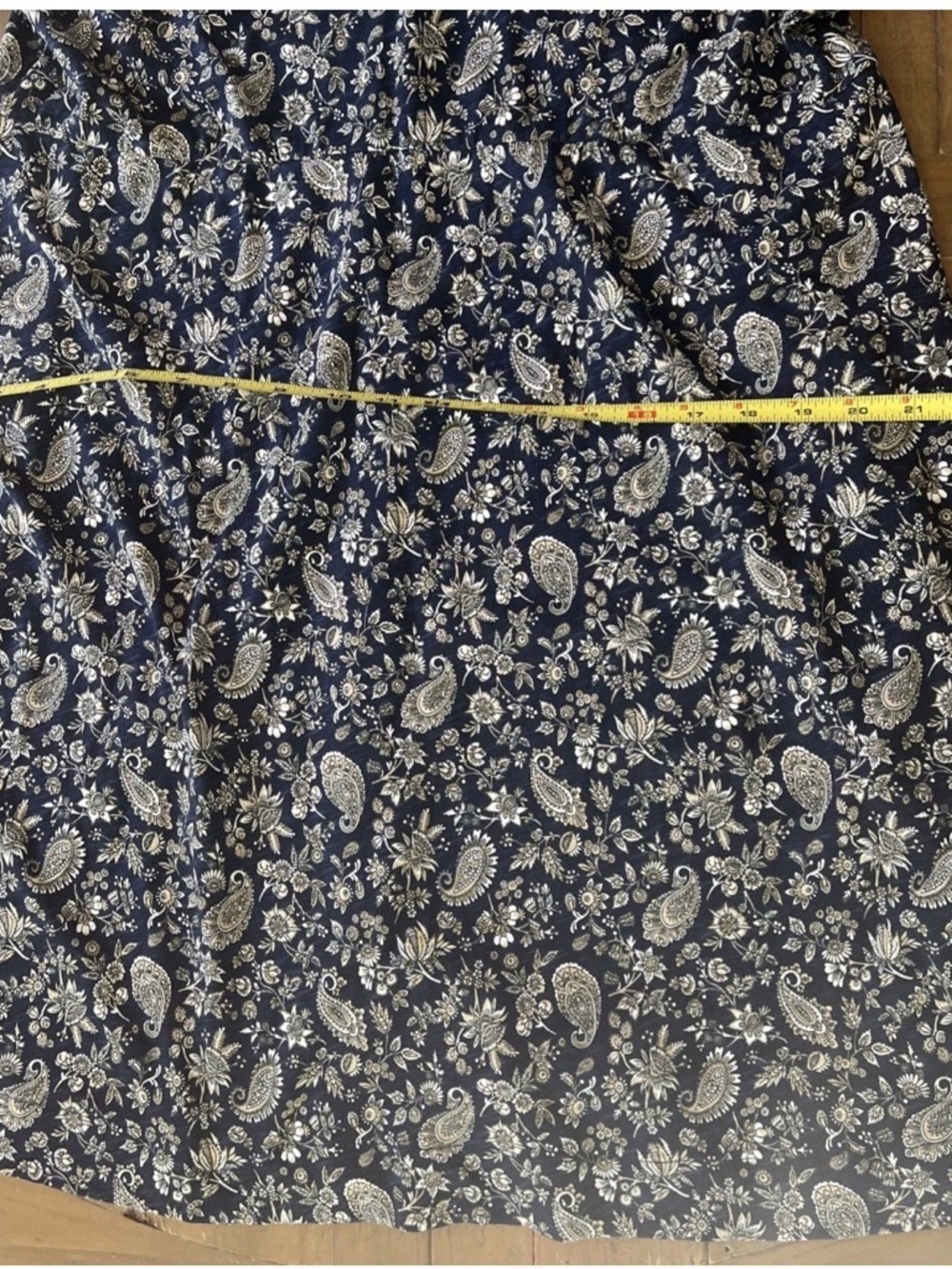 Boden Effie Dress Women’s 14 Blue Paisley Floral Collared Preppy Mini Casual - Picture 11 of 12